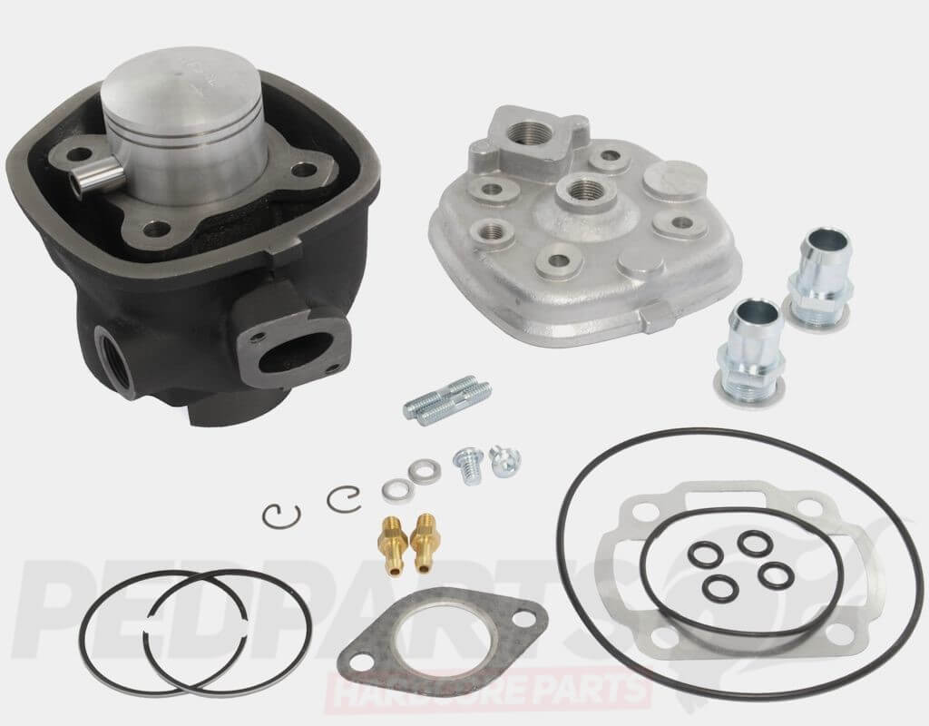 Kit Cilindro 50cc In Ghisa Per Scooter APRILIA SR 50, YAMAHA AEROX, JOG, MBK NITRO - Foto 2