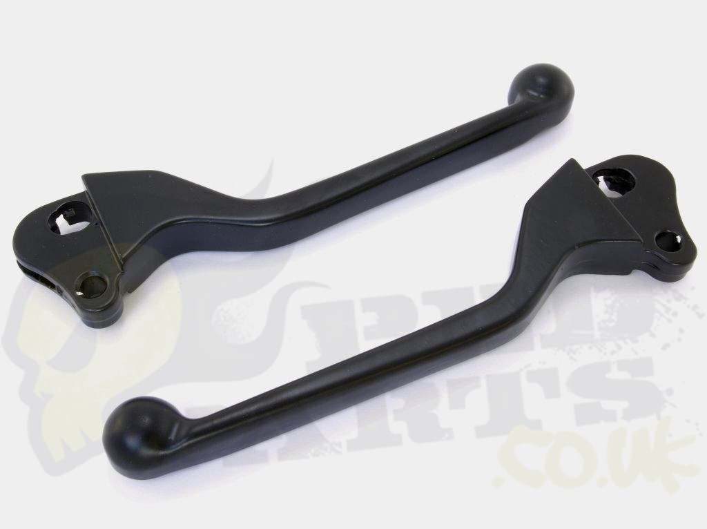 OEM Quality Pair Chrome Clutch & Brake Levers For Vespa PX 125 150 200 Disc Brake – Made In Italy
