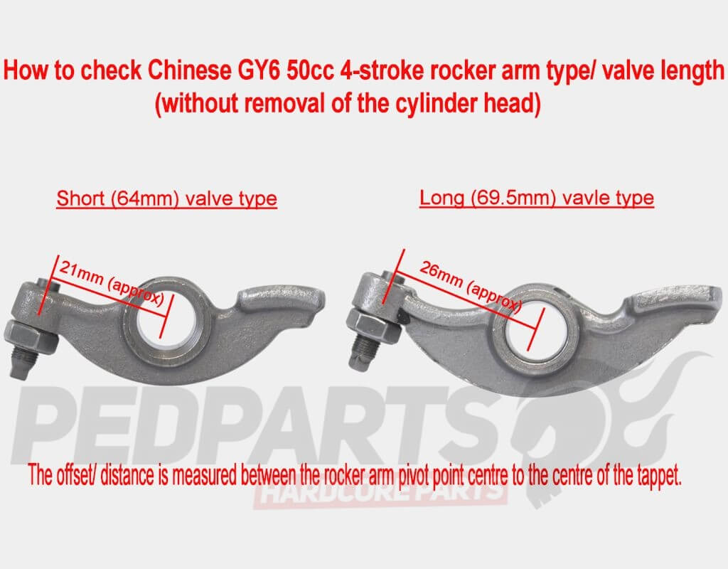 Chinese GY6 4-Stroke Cylinder Head And Valve Kit | Pedparts UK