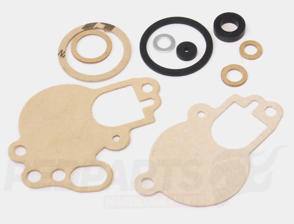 thumbnail image 2 of Genuine Dellorto UB/UA/MA/MB Carburetor Gasket Set - Full Rebuild Kit (UBGASKETSET) 2 of 11
