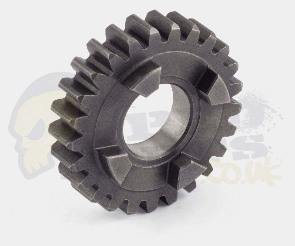 thumbnail image 2 of TOP-DR 6th Speed Primary Shaft Gear For MINARELLI AM6 – Longest 1st Series 18mm 2 of 6