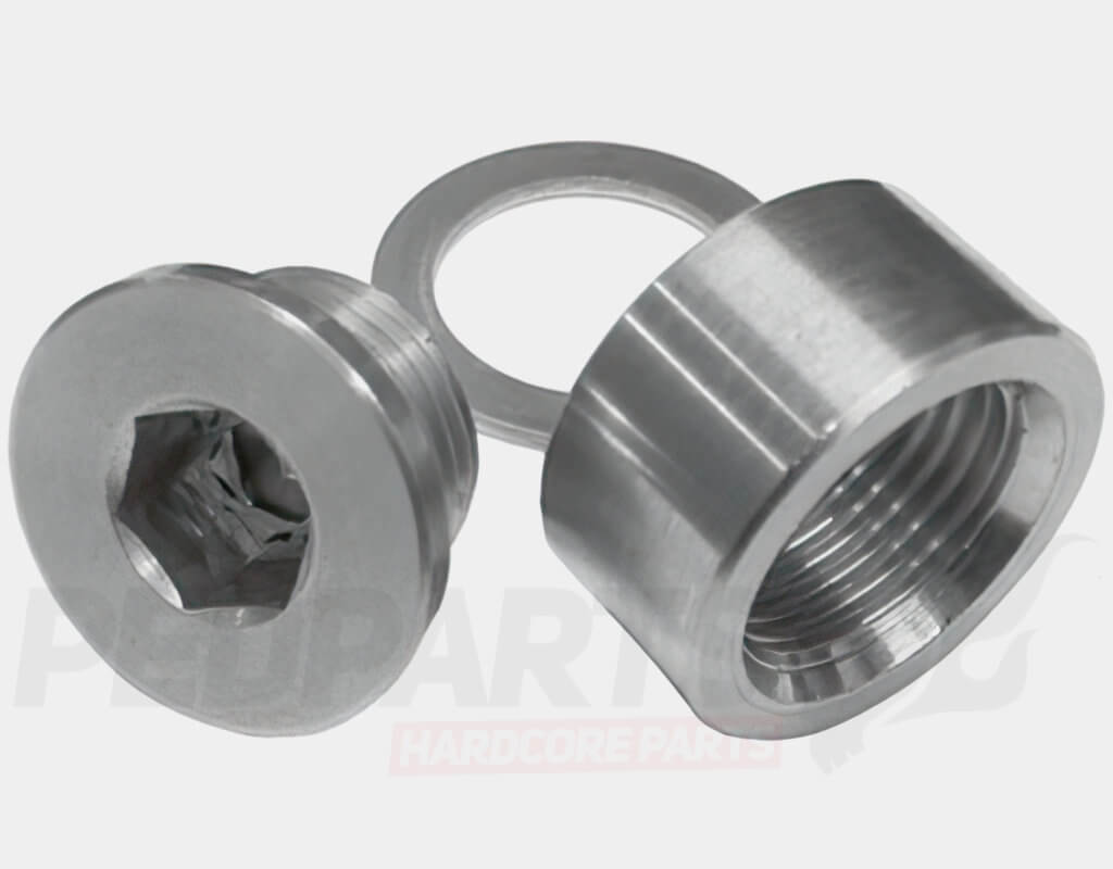 thumbnail image 2 of M18 X 1.5 Lambda Sensor Locking Screw Plug By HJS - Zinc-Plated Steel, Includes Seal Ring 2 of 14