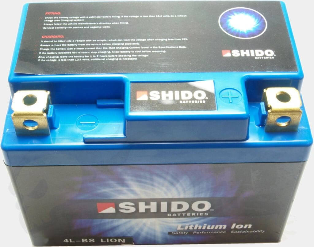 SHIDO Batterie Lithium-Ion - Batterie moto & scooter