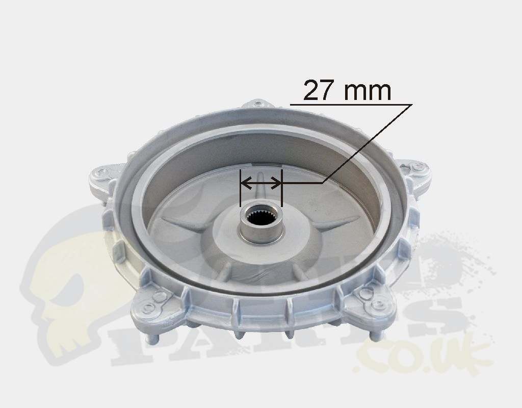 thumbnail image 2 of RMS New Rear Drum Brake Hub For Piaggio Vespa PX125 PX150 PX200 PX PE – OEM 194433, Made In Italy 2 of 3