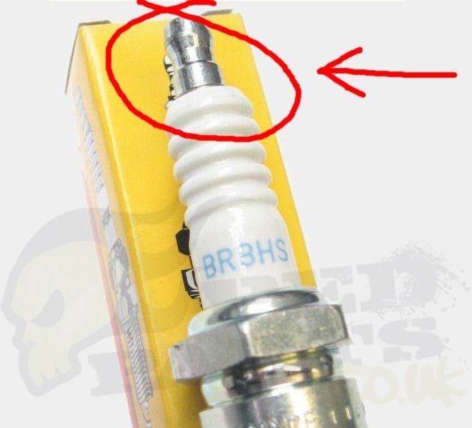 Universal Black Rubber Spark Plug Cap - Waterproof For Motorcycle, Scooter, ATV, Quad
