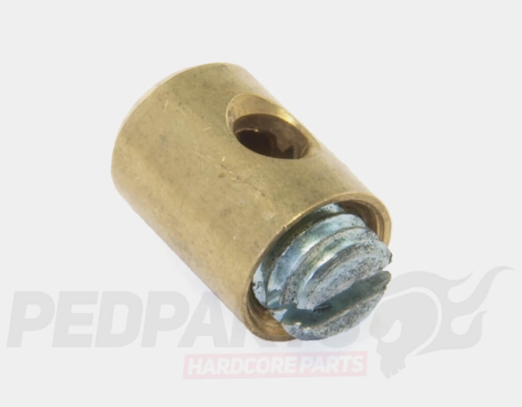 thumbnail image 2 of Jeffco Solderless Nipple For Pull Choke Cable – 4mm Thread, 6mm OD – Universal Tractor/ Digger 2 of 6