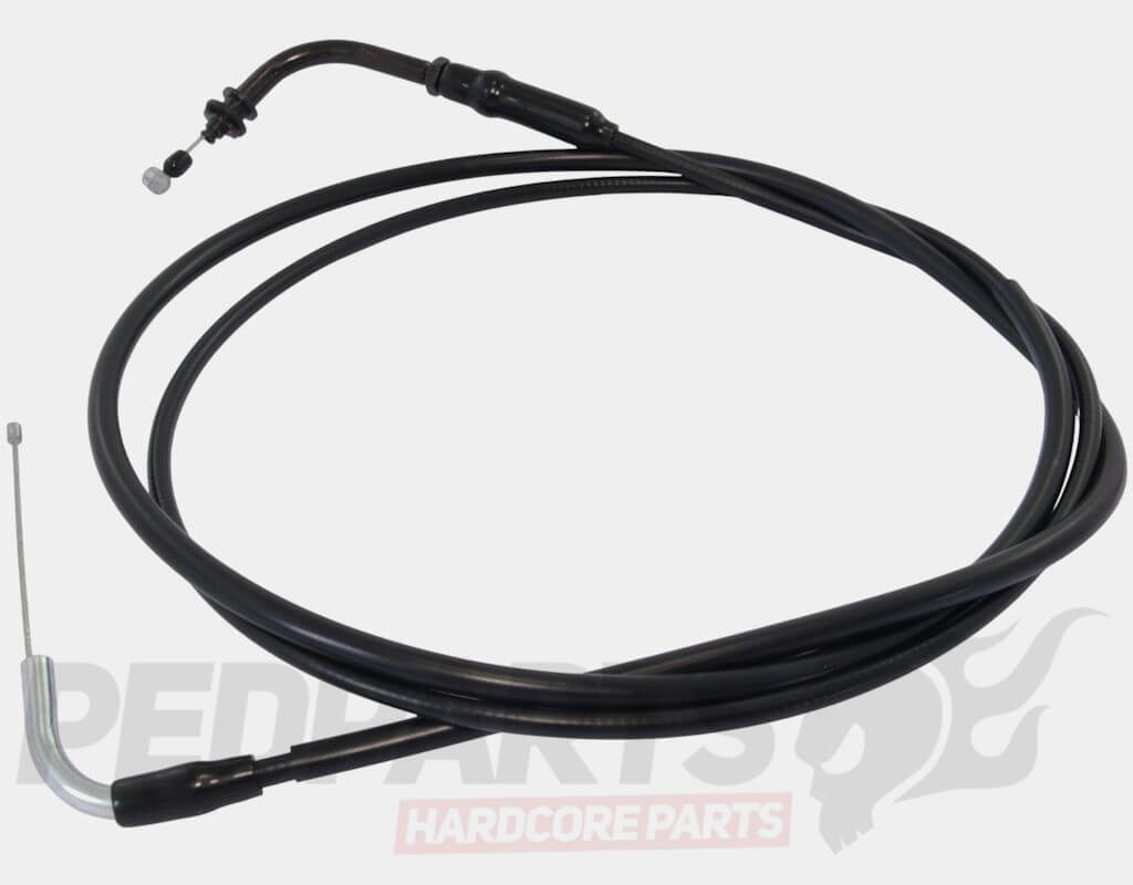 Complete Throttle Cable For Peugeot Speedfight 2 LC 50 - With Electric Oil Pump