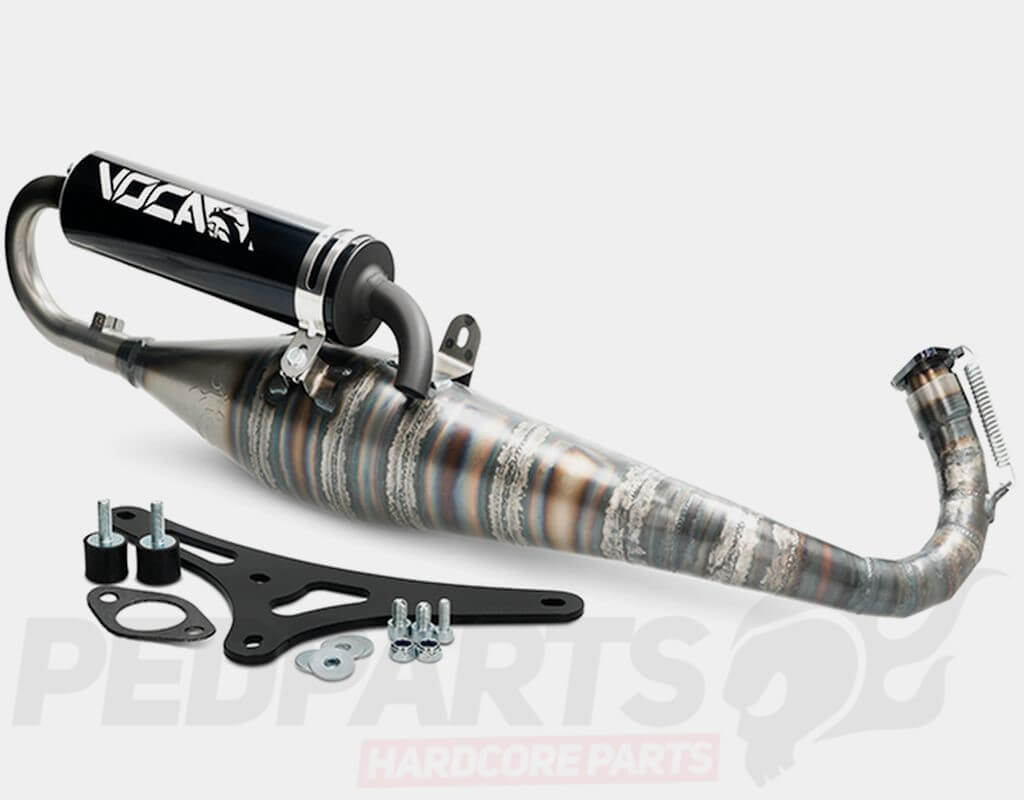 Voca Corse Exhaust- Piaggio 125cc 2-Stroke Pedparts UK