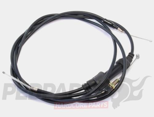 Complete Throttle Cable- Piaggio/ Gilera