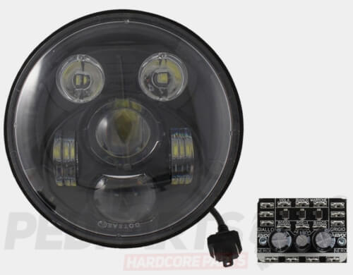 EVOK Iron LED Headlight- Vespa PX