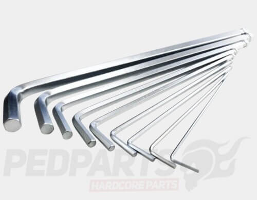 Extra-Long Ball Hex Key Set- 1.5-10mm