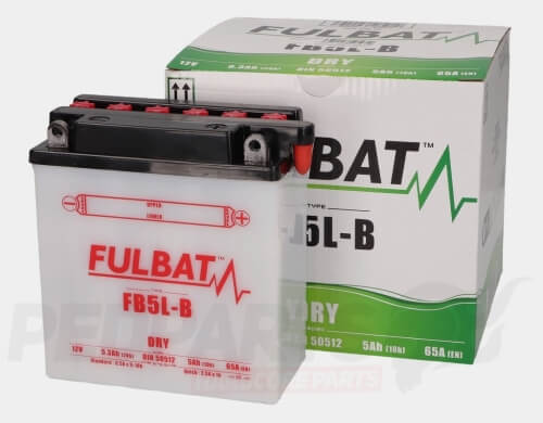 FB5L-B Scooter Battery- YBL5-B Equivalent