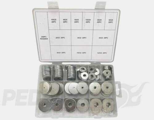 Large Penny Washers- 240 Piece