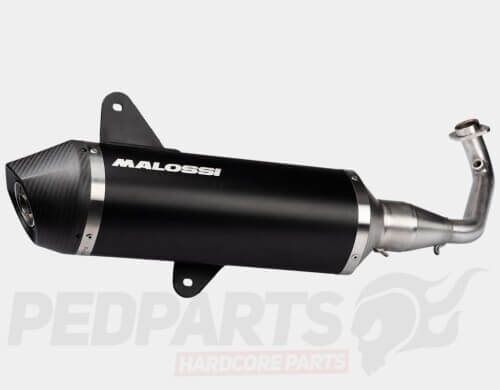 Malossi RX Black Exhaust System- Vespa GTS 300 Euro5