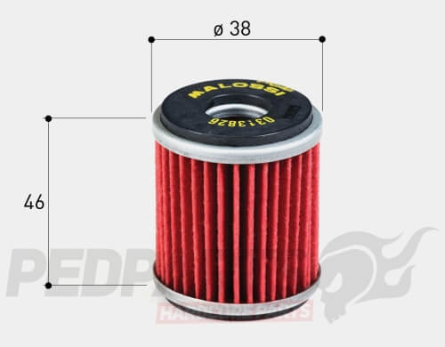 Malossi Red Oil Filter - Yamaha YZF-R125/ X-MAX