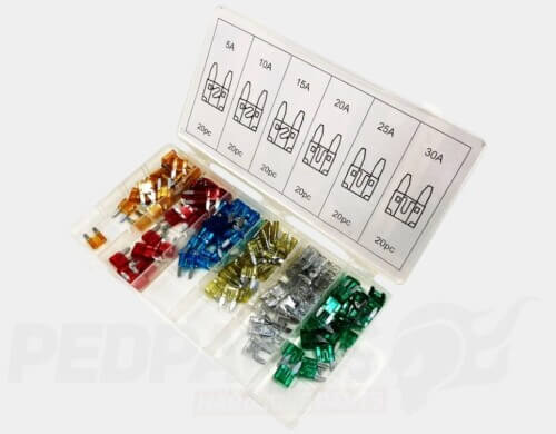 Mini Fuse Assortment Box- 120 Piece