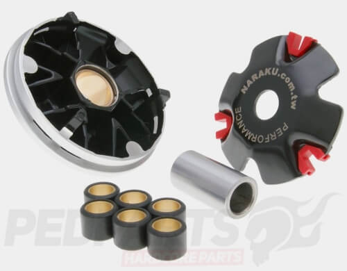 Naraku Sport Variomatic Tuning Kit For Kymco MXU 50 50ccm - 16x13mm Rollers