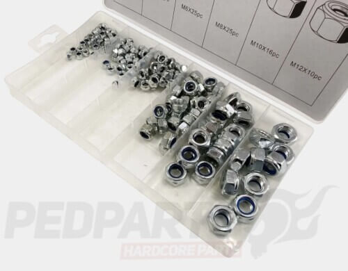 Nyloc Nut Assortment- 146 Piece