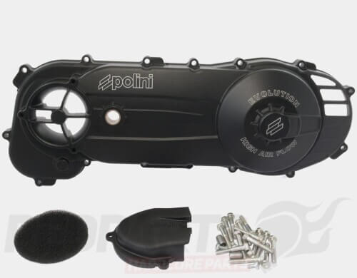 Polini Evo Transmission Cover- Piaggio 50cc 12/13 Inch