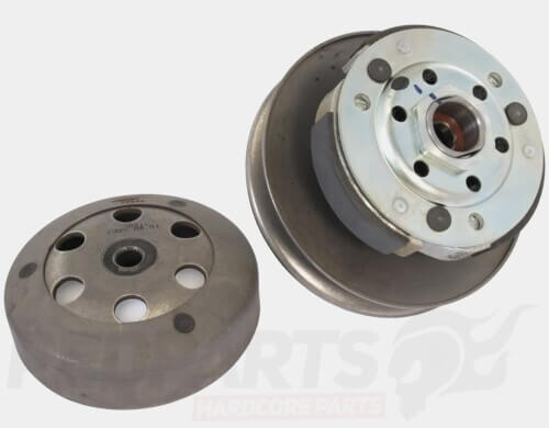 Rear Pulley & Clutch Bell- Piaggio 50cc 4-Stroke Euro4/5