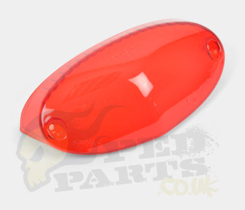 Red Rear Light Lens - Peugeot Ludix