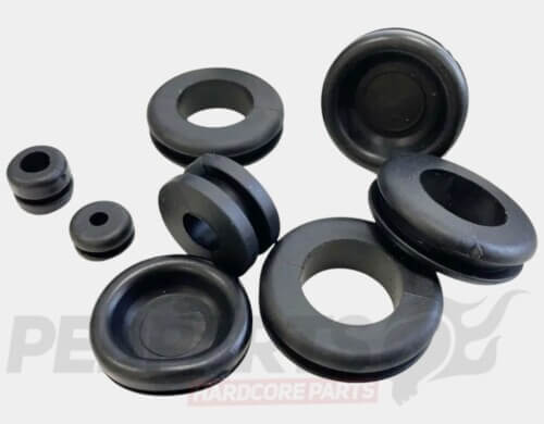 Rubber Grommet Assortment- 125 Piece