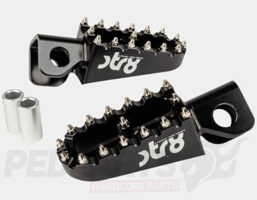 STR8 CNC Aluminum Footpegs- Derbi Senda/ Aprilia SX/RX
