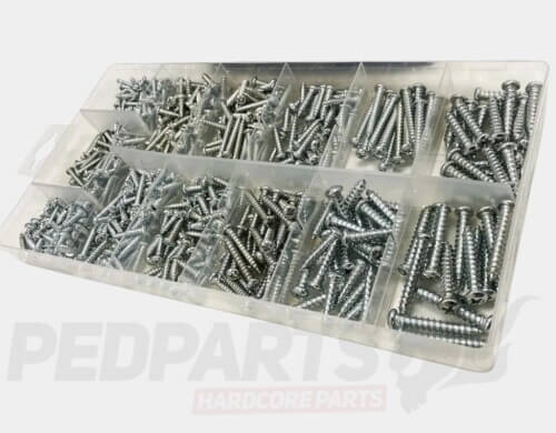 Sheet Metal Screws Assortment- 550 Piece
