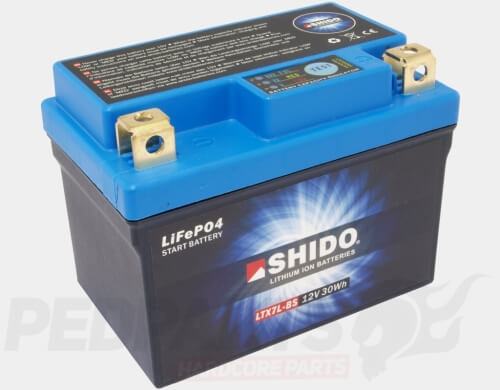 Shido Lithium- 7L-BS Scooter Battery