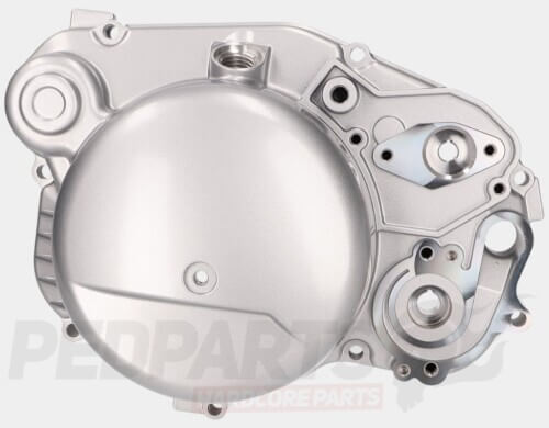 Silver Clutch Cover- Minarelli AM6 (Electric Start)