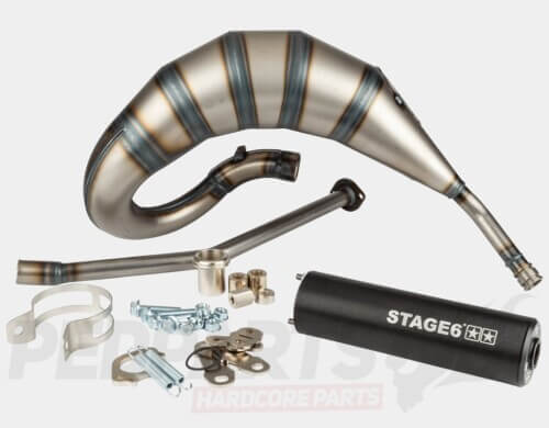 Stage6 Streetrace 70cc Exhaust- Derbi Senda