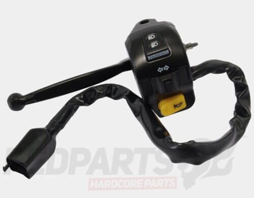 TNT Left Brake Lever & Switch Gear- Peugeot 50cc