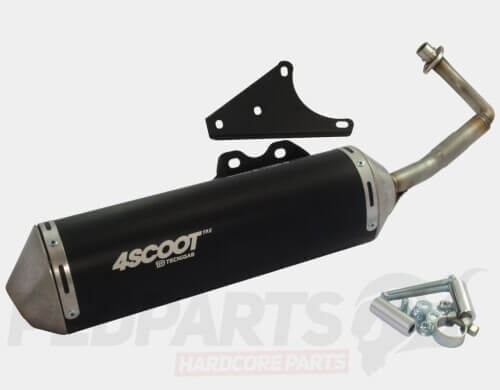 Tecnigas 4SCOOT TRE Exhaust- Piaggio/ Vespa 50cc 2-Valve