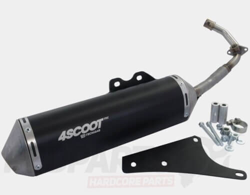 Tecnigas 4SCOOT TRE Exhaust- Piaggio/ Vespa 50cc Euro4/5