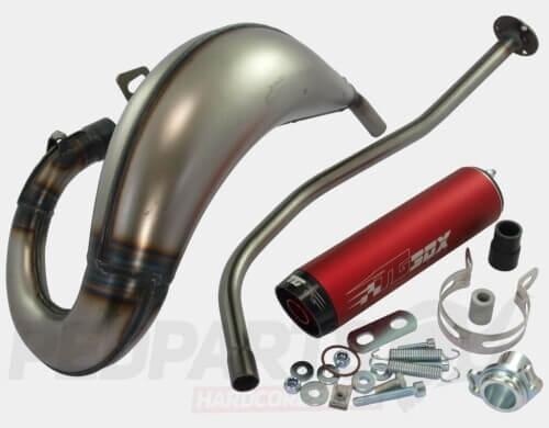 Tecnigas E-NOX EVO 2 Steel Exhaust- Derbi Senda, Aprilia RX/SX 50cc