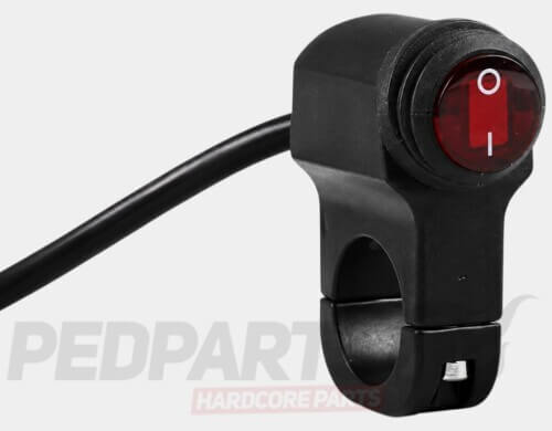 Waterproof Handlebar Switch- Lights/ On/Off