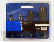 Black Locking Pliers Set- 4 Piece