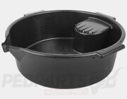 Black Polyethylene Drain Pan- 6 Litre