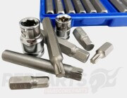 Hex/ Star/ Spline Bits Set- 40 Piece