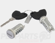 Ignition Lock Set Barrel And Keys - Piaggio Zip