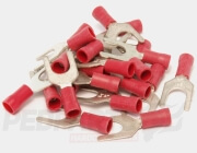 M8 25 Piece Fork Terminal Connectors Set- Crimp