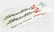 Peugeot Speedfight 2 Logo Stickers