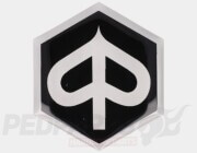 Piaggio Emblem Badge- Black Edition