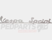 Rear Badge- Vespa Sprint