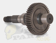 Rear Wheel Drive Axle Gear Shaft - Piaggio Zip