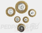 Rotary Wire Wheel & Cup Brush Set- 6 Piece