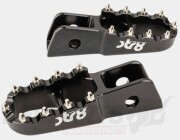 STR8 CNC Aluminum Pillion Footpegs- Derbi/ Ap...