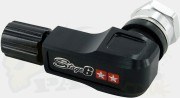Stage6 CNC Tyre Valves - 90° Angled Black