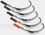 Stage6 Streetrace Chrome Exhaust- Derbi/ AM6