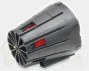 Covered Race Air Filter 28mm-35mm- Black